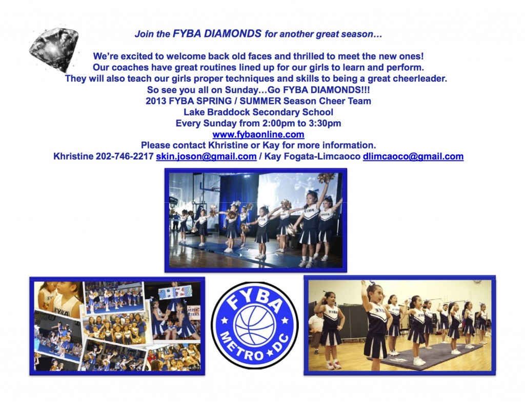 Join the FYBA DIAMONDS for another great season (1)